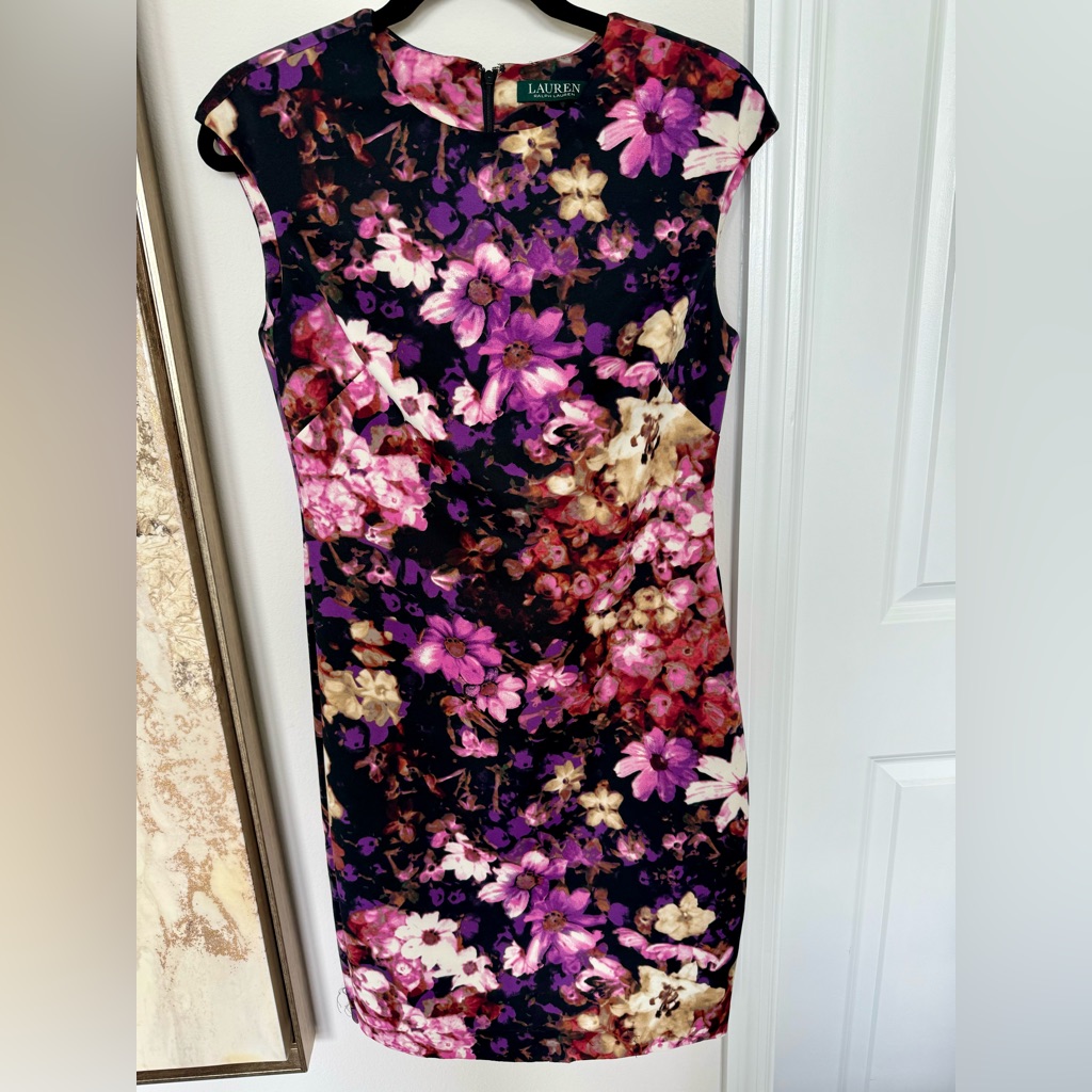 Ralph Lauren’s Gorgeous Women's Colorful Sheath Dress Size 10